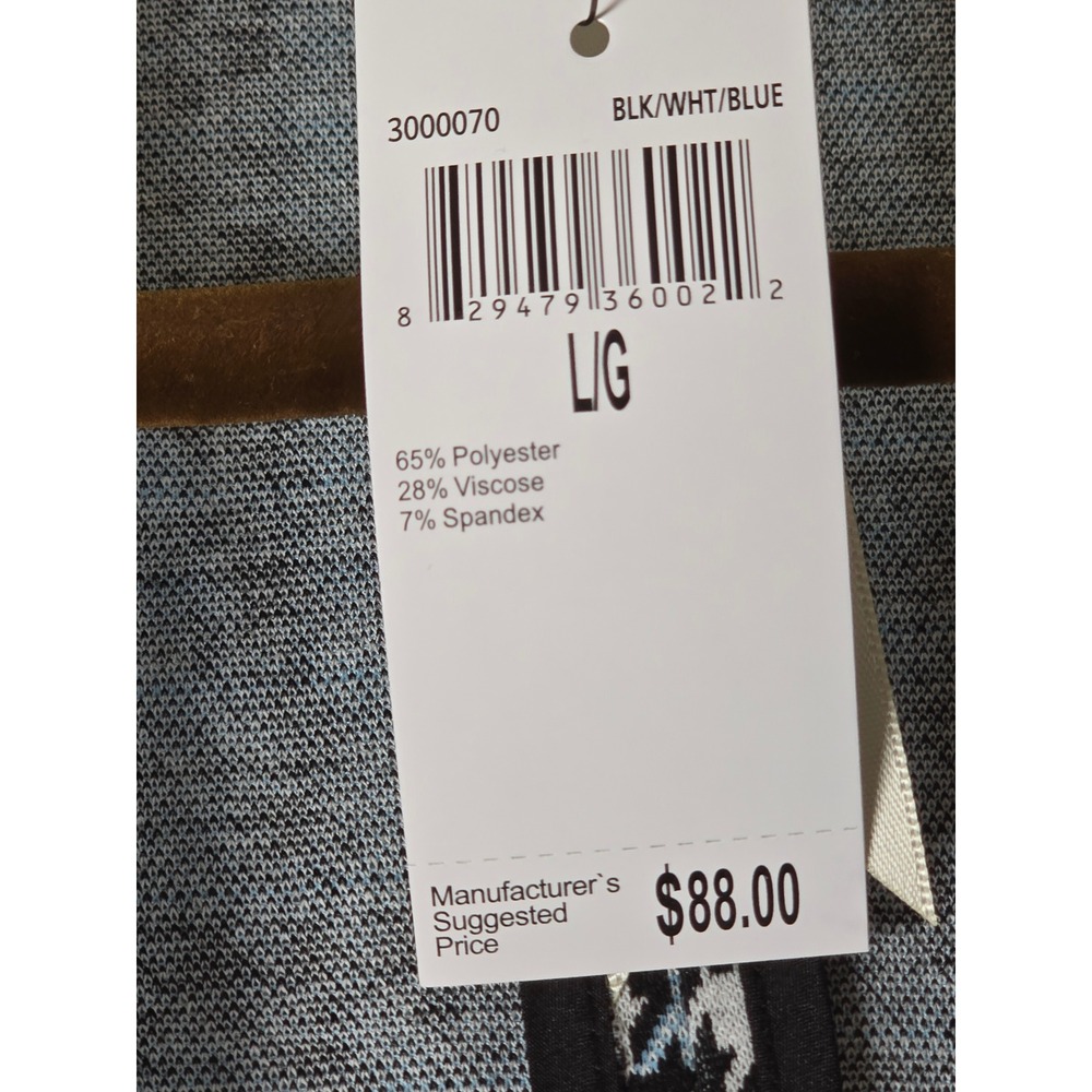 Philosophy Republic Clothing Womens Houndstooth Blazer Jacket L Black White Blue - Picture 4 of 10